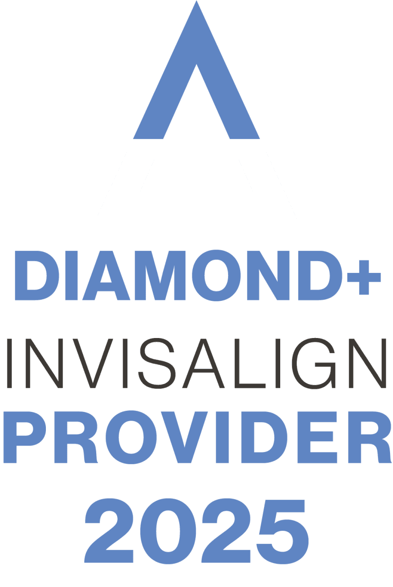 Diamond+ Invisalign Provider 2025 badge