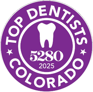 5280 Top Dentists 2025 badge